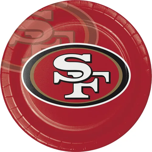 Vista 27 de Trendware Arizona Cardinals - Platos de papel, 24