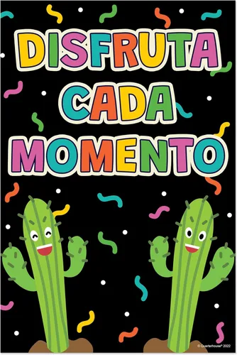 Vista 7 de Quarterhouse Paquete de 10 carteles motivacionales en español (ilustrados), materiales de aprendizaje en el aula de español para estudiantes