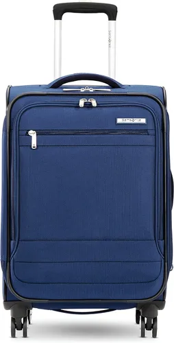 Vista 3 de Samsonite Aspire DLX Softside - Maleta expandible con ruedas giratorias, Azul (Blue Depth), Aspire Dlx Softside - Equipaje expandible con spinners