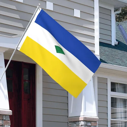 Vista 3 de Double Sided Flag of Muzo (Boyacá) Flag 3x5 FT Outdoor Flags Banners Durable Patio Indoor Decorative Flags Home Party Funny Flags 3by5 Flags