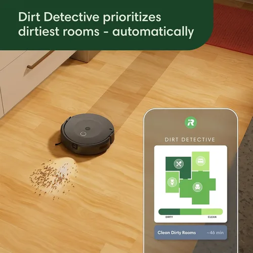 Vista 7 de iRobot Roomba Combo 10 Max Robot Aspirador y Trapeador + Base AutoWash (x0850) – Base multifuncional, cubo de recarga, lava y seca su almohadilla