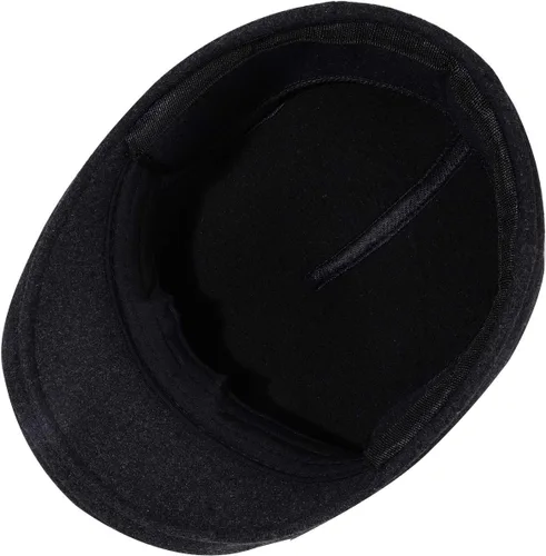 Vista 7 de DOCILA Ivy - Gorra para hombre, retráctil, invisible, con orejera, cálida, para exteriores, mezcla de lana, boina plana de Newsboy Gatsby