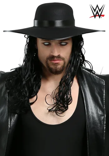 Vista 2 de Peluca del Undertaker WWE para adulto Multicolor