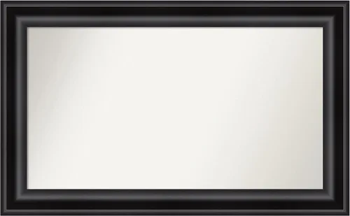 Vista 593 de Amanti Art Espejo personalizado, espejo de baño negro puente, espejo de pared o espejo de tocador de baño sobre el fregadero (26 x 26 pulgadas)