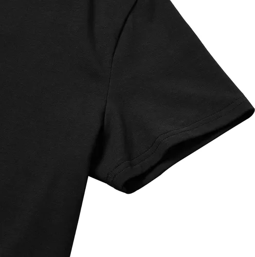 Vista 4 de LETAOTAO Camisas largas para hombre, camisas de hip hop, camisas largas de teñido anudado, camisetas hipster para gimnasio, camiseta festoneada