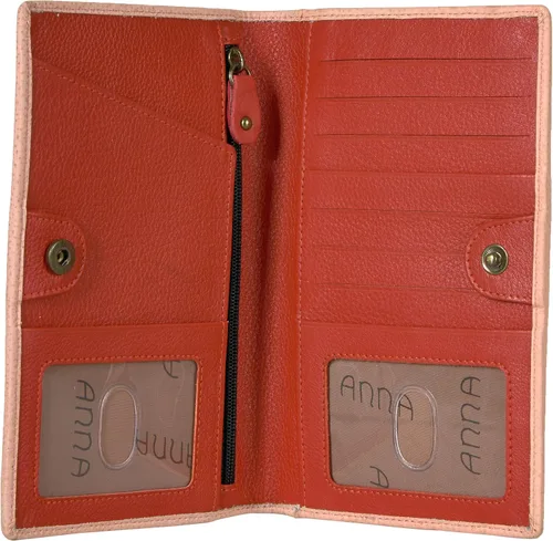 Vista 4 de Anna By Anuschka Cartera de cuero genuino pintada a mano para mujer, Jardín vintage, talla única