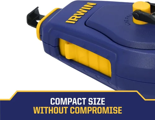 Vista 3 de IRWIN Tools STRAIT-LINE - Carrete de tiza compacto, 30 pies (IWHT48440)
