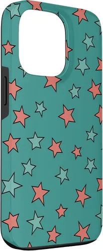 Vista 3 de Funda con patrón de estrellas de varios colores para iPhone 13 Pro Heartstopper