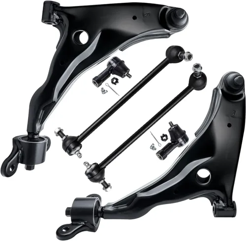 Vista 128 de Detroit Axle - Kit de brazos de control delantero para Chevy Silverado 1500 GMC Sierra 1500 GMC Sierra 1500 Avalanche Yukon Tahoe Escalade ESV EXT