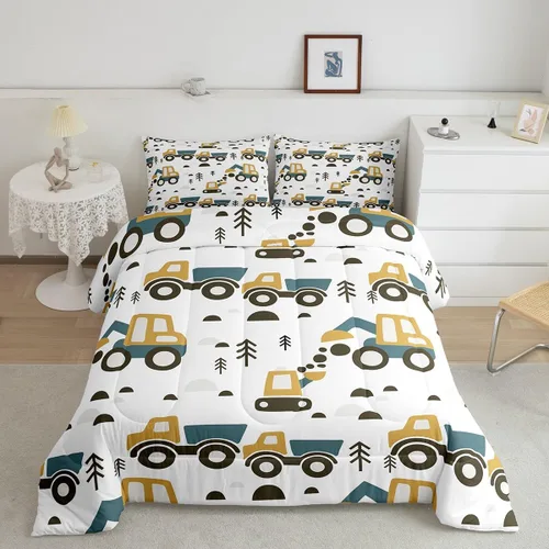 Vista 16 de Feelyou Juego de edredón de panda de dibujos animados para niños, edredón de animales lindos para niños y niñas, juego de ropa de cama kawaii panda