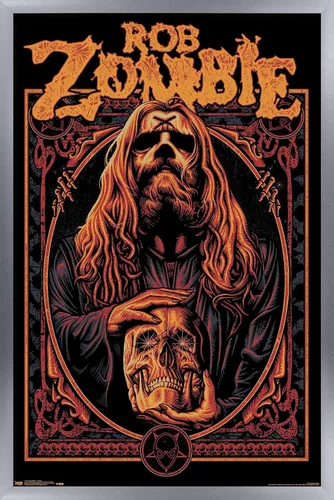 Vista 11 de Trends International Rob Zombie - Warlock Wall Poster, 14.725" x 22.375", Barnwood Framed Version