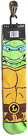 Vista 5 de Odd Sox, Nickelodeon TMNT Teenage Mutant Ninja Turtles, 90's Cartoon, Fun Socks