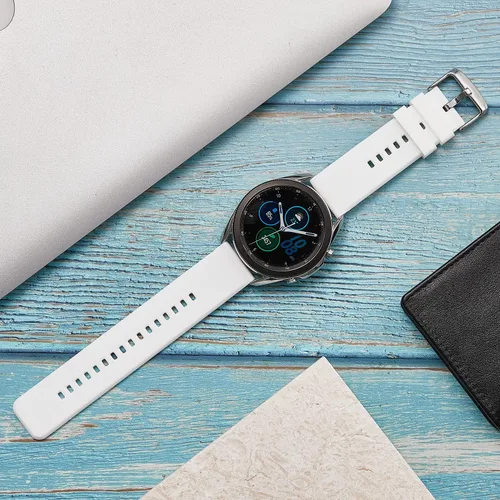 Vista 2 de Silicone Rubber Watch Bands, Stainless Steel Buckle, Quick Release, 7 Colors to Choose, 18mm 20mm 22mm