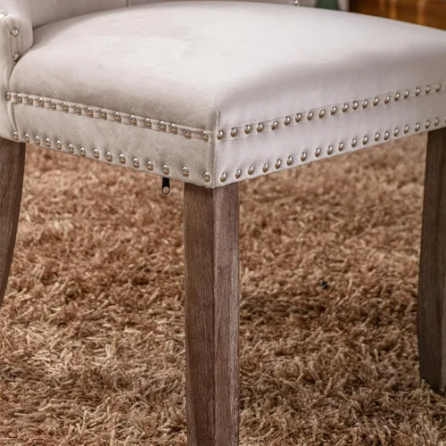 Vista 9 de Henf Juego de 5 mesas de comedor redondas extensibles para 4, mesa de cocina ovalada de madera de 43 a 59 pulgadas con 4 sillas, mesas de comedor