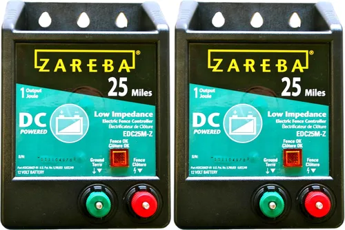 Vista 9 de Zareba EDC25M-Z Cargador eléctrico de valla de baja impedancia con pilas de 25 millas