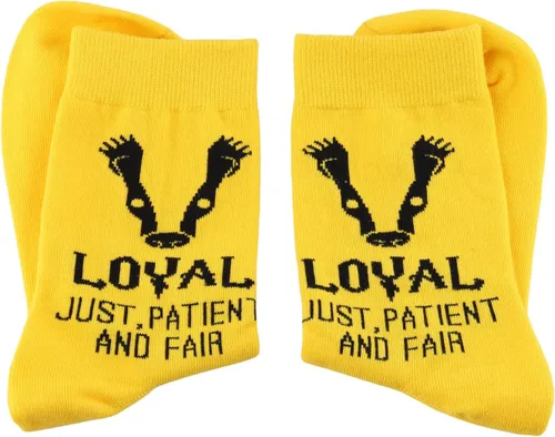 Vista 2 de TOBGBE Calcetines inspirados en HP Witch Wizard Potter, regalos de Potter Merch Bookish Gift Wizardry Socks