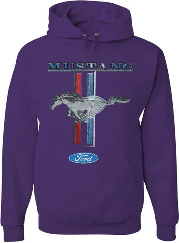 Vista 7 de Tee Hunt Ford Mustang Classic Sudadera con capucha GT Cobra Boss 302 Mach 1