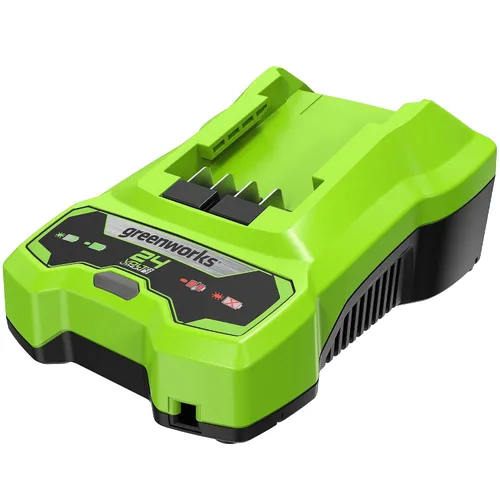 Vista 5 de Greenworks Inflador de neumáticos inalámbrico de 24 V (160 PSI) y cargador de batería