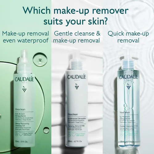 Vista 6 de Caudalie Vinoclean Makeup Removing Cleansing Oil, Waterproof Makeup Remover