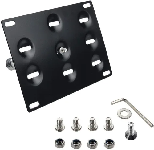 Vista 2 de Gancho de remolque para parachoques delantero, soporte de montaje para placa de matrícula, atornillable, compatible con CTS Sedan 2008-2013
