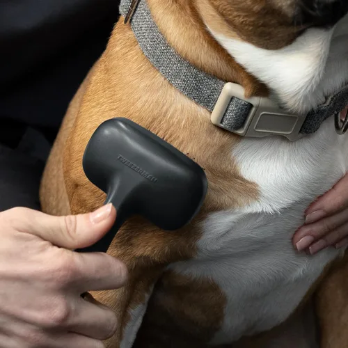 Vista 6 de Tweezerman Slicker Brush - Cepillo de aseo para mascotas con cerdas recubiertas