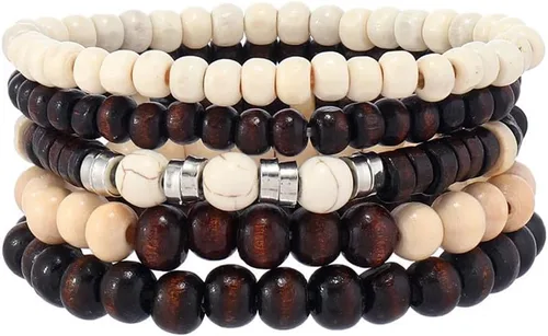 Vista 61 de Pulsera Gótica Ajustable de Cuero Trenzado Punk Multicapa de Estilo Grunge, Conjunto de Pulseras Emo con Brazalete de Metal, Envoltura