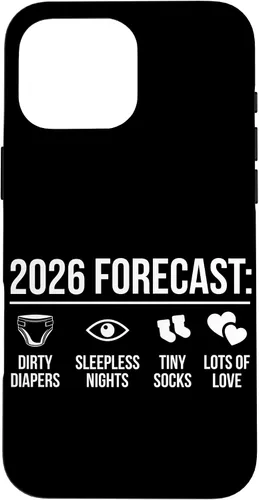 Vista 19 de Funny New Parents Future Mom Dad to Be 2026 Expecting Couple Case for iPhone 17
