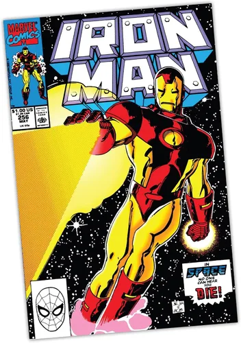 Vista 8 de McFarlane Marvel Iron Man - Juguete coleccionable a escala 1:6 con escena y cómic (Iron Man #256)