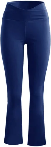 Vista 6 de INNOVIERA Leggings acampanados para mujer, pantalones de yoga con corte de bota, cintura alta, cruzado, entrenamiento, descanso, pantalones de jazz