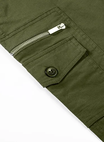 Vista 9 de JMIERR Mens Casual Cargo Pants Elastic Waist Drawstring Stretch Relaxed Fit Tactical Joggers Work Pants Multi Pockets