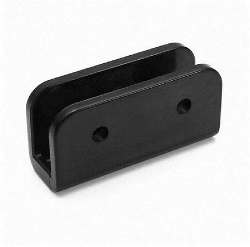 Vista 3 de 4 unids 2 vías pop-up gazebo reemplazo conector piezas de repuesto rectangular soporte conjunto negro