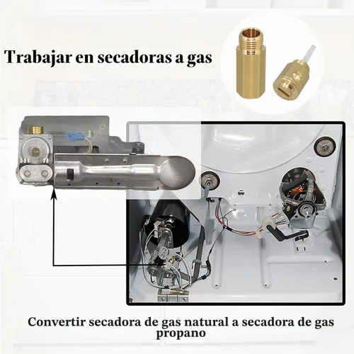 Vista 3 de LPKIT-4/XAA Kit de conversión para secadora, convierte gas natural en gas LP