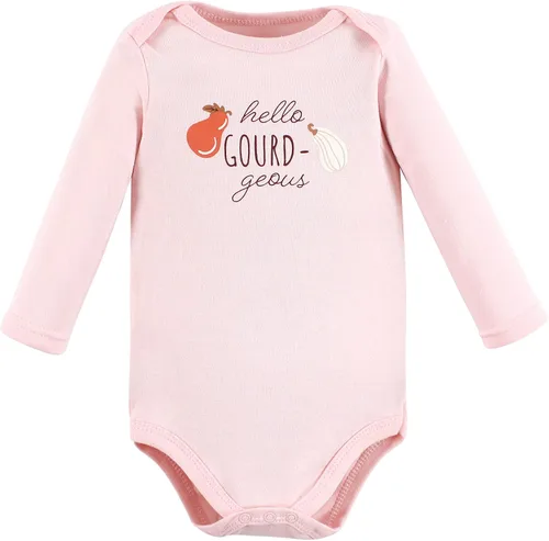 Vista 36 de Hudson Baby baby-boys Cotton Long-sleeve Bodysuits 5-pack