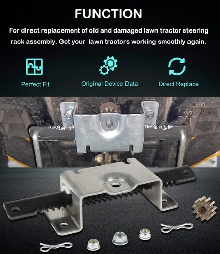Vista 5 de [Actualizado] 753-11064B CR12 Kit de servicio de estante de dirección para Cub Cadet CC30 CC30H CC30E Mini Riders, MTD Columbia CR30, Craftsman