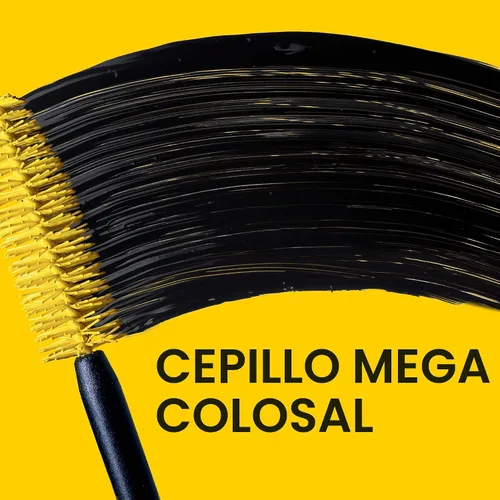 Vista 4 de Maybelline Volum' Express Colossal - Máscara de pestañas lavable, rímel clásico, negro, 1 unidad