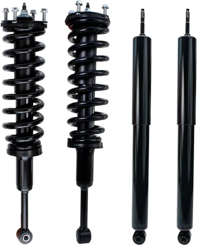 Vista 39 de Detroit Axle - Kit de 4 puntales para Ford Escape 2014-2019, 2 amortiguadores traseros ensamblaje 2 puntales delanteros y resortes helicoidales 2015