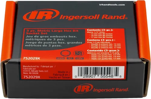 Vista 4 de Ingersoll Rand 752029X - Juego de llaves hexagonales de 1/2 pulgada (3 piezas)