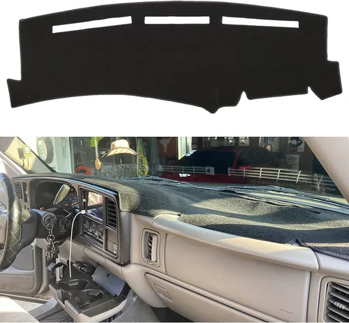 Vista 8 de Cubierta de tablero para Chevrolet Silverado/GMC Sierra 1999-2006 Beige