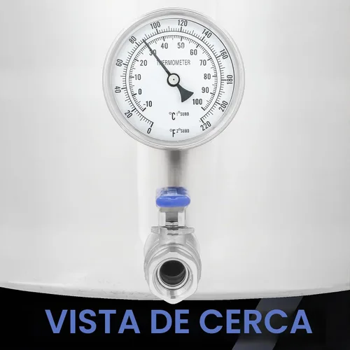 Vista 5 de CONCORD - Olla de acero inoxidable para preparar cerveza casera (accesorios sin agua) (20 cuartos de galón/5 galones)