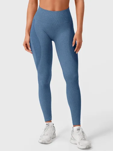 Vista 15 de HIGORUN - Leggings sin costuras para mujer, moldeadores, con diseño gráfico de sonrisas, de cintura alta, para el gimnasio, yoga o hacer ejercicio