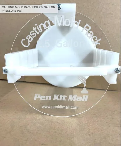 Vista 5 de Pen Kit Mall - Estante para ollas a presión para fundición de resina - 4 estantes de bloqueo - Material de HDPE resistente - Se adapta a macetas