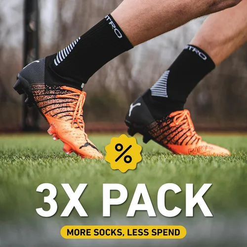 Vista 8 de Maestro - Calcetines de agarre de fútbol para hombres y mujeres con almohadillas antideslizantes, ideales para fútbol, baloncesto y deportes