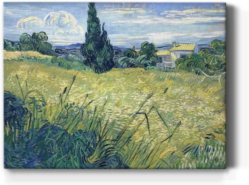 Vista 16 de Renditions Gallery Vincent Van Gogh Impreso Flores de almendra, famosa reproducción de pintura, lienzo de alta calidad envuelto en galería, listo