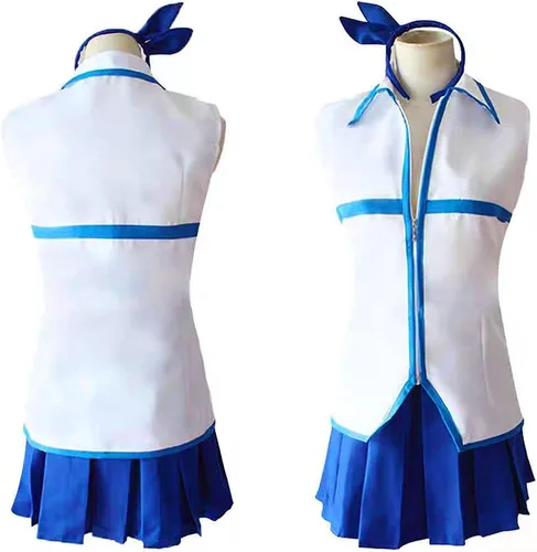 Vista 6 de Oikawa Lucy - Disfraz de cosplay de Lucy Uniformes, conjunto completo para mujer