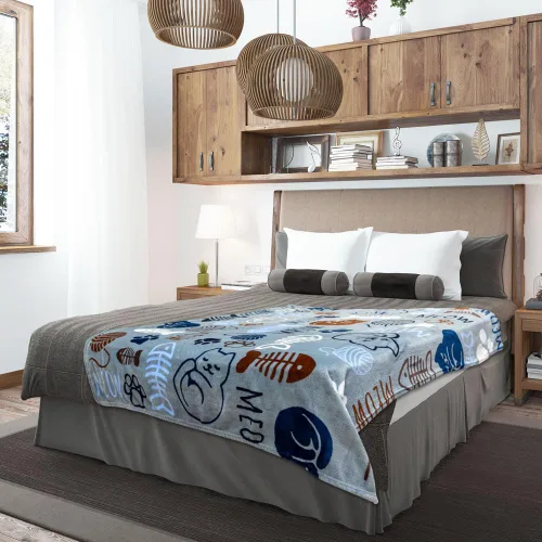 Vista 2 de Pet Lovers - Manta supersuave de 50 x 60 pulgadas, para dormitorio, sala de estar, primavera, vacaciones, niños, bebés, adultos y decoración, Gatito