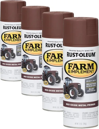Vista 18 de Rust-Oleum Farm & Implement 280176 - Pintura esmaltada, galón, naranja (Allis Chalmers Orange)