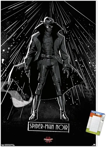 Vista 11 de Trends International Marvel Spider-Man - Póster de pared con texto en inglés "Into The Spider-Verse", de Spider-Man Noir, 14.725 x 22.375 pulgadas