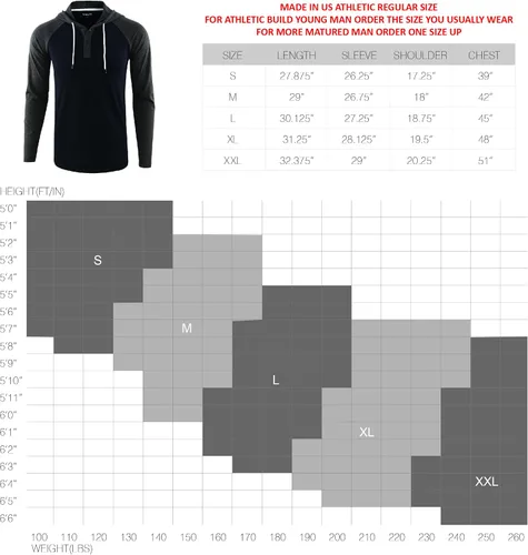 Vista 5 de Sudadera Desplato con capucha, manga larga, ligera, estilo henley, informal, para hombre