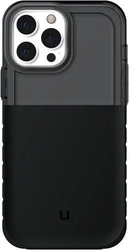 Vista 3 de URBAN ARMOR GEAR [U] por UAG - Funda diseñada para iPhone 13 Pro Max, color negro, delgada, ligera, elegante, a la moda, translúcida que absorbe