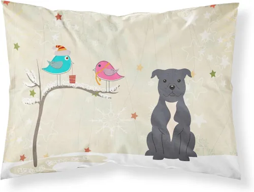 Vista 247 de Caroline's Treasures BB2515PILLOWCASE Between Friends Appenzeller Sennenhund - Funda de almohada de tela estándar, ligera, súper suave, fácil